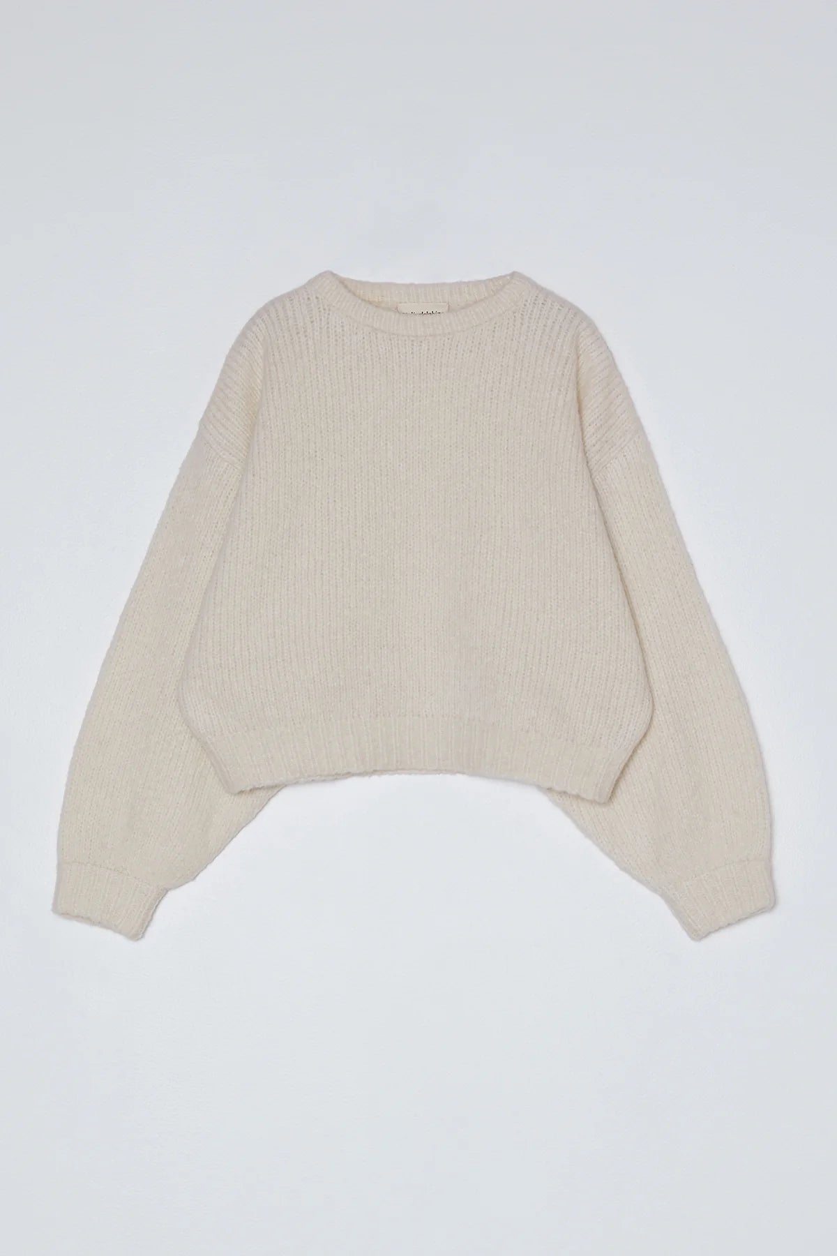Balloon Sleeve Sweater in Cream
