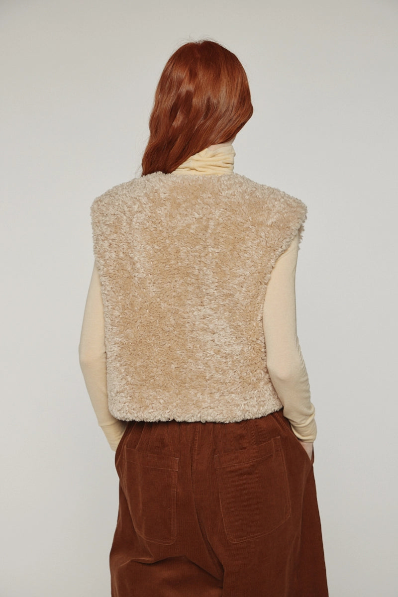 Reversible Fur Mela Vest