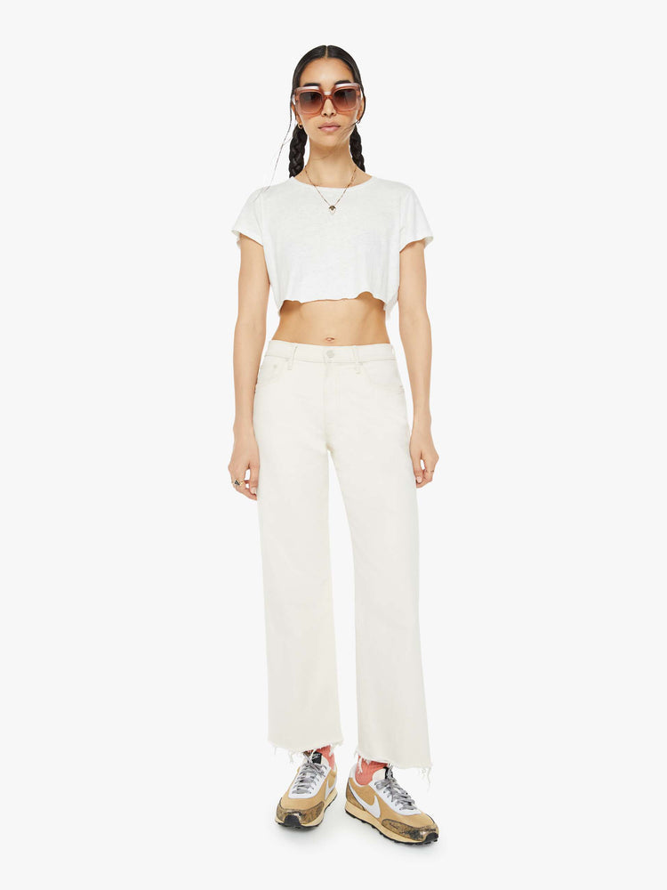 The Mid Rise Maven Ankle Fray in Act Natural