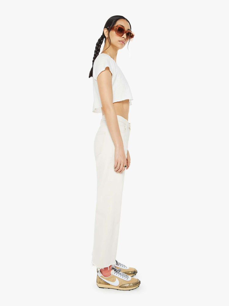 The Mid Rise Maven Ankle Fray in Act Natural