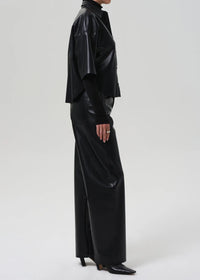 Ayla Baggy Recycled Leather in Black