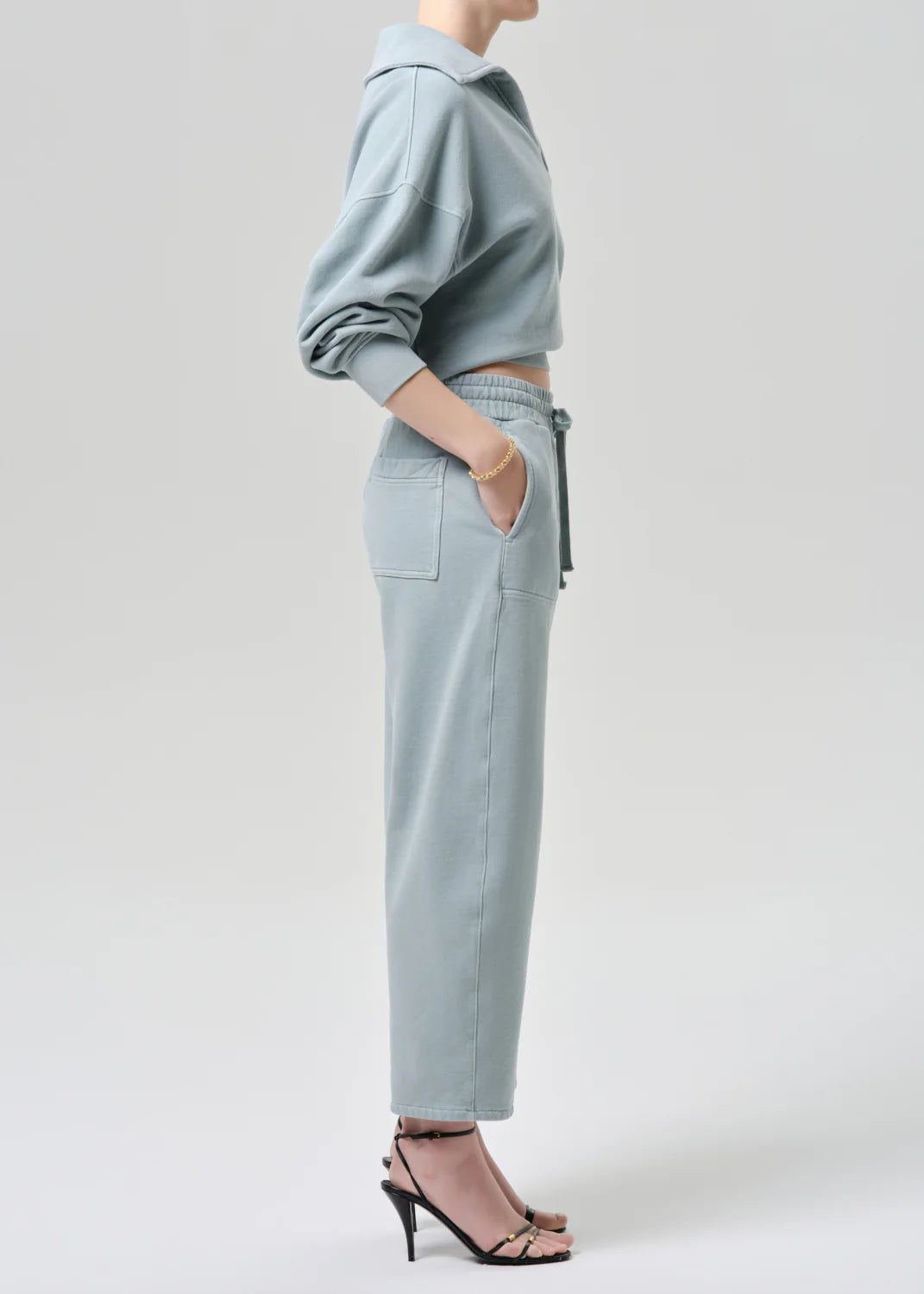 Freya Sweatpant in Sea Glass