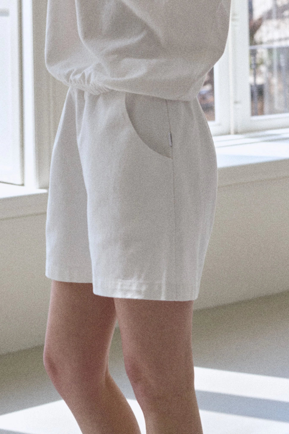 City Shorts in Milk