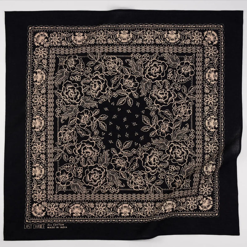 Cotton Bandana in Black