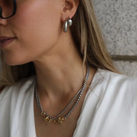 Nova Chain Necklace in Antique Silver/Gold