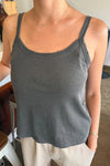 Dana Organic Cami in Vintage Black