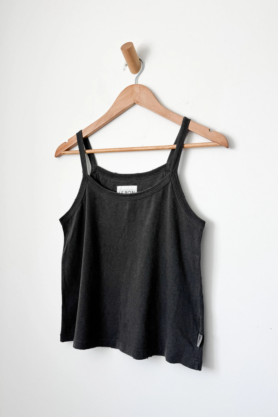 Dana Organic Cami in Vintage Black