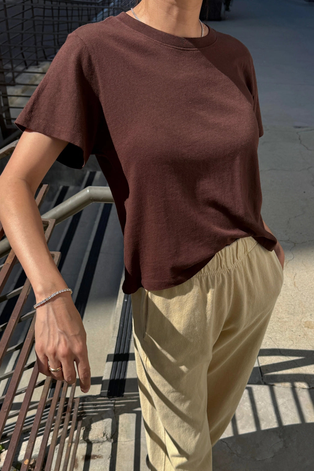 The Airy Darling Tee in Dark Cacao