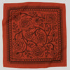 Natural Dye Silk Bandana in Madder Ramble
