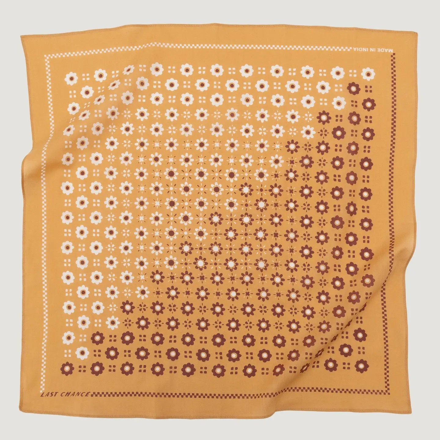 Cotton Bandana in Honey