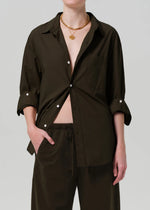 Kayla Shirt in Dark Olive