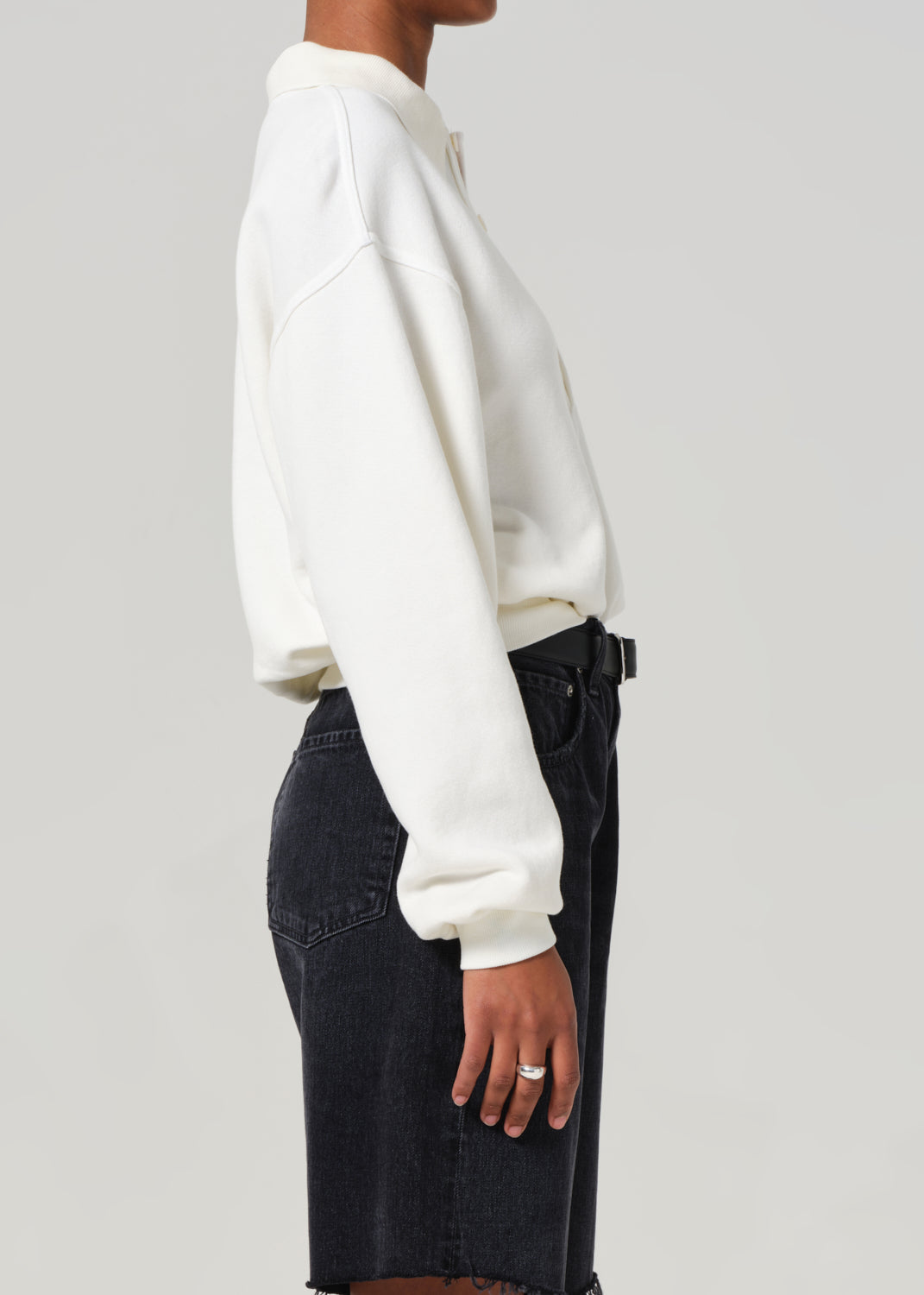 Remi Collared Pullover in Pashmina