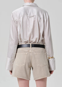 Camilia Shirt in Sandstone Stripe