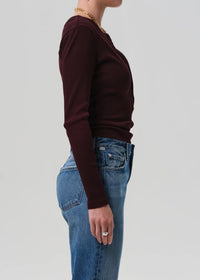 Varra Henley in Mahogany