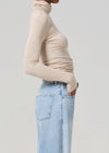 Caradene Turtleneck in Heathered Almond