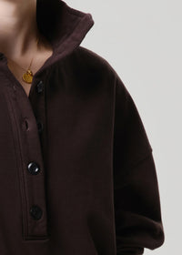 Mirelle Funnel Neck in Chocolate