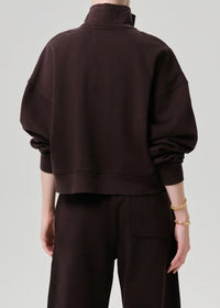 Mirelle Funnel Neck in Chocolate