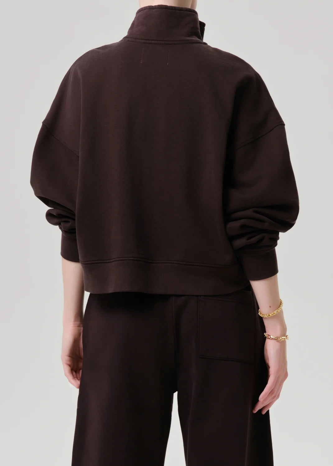 Mirelle Funnel Neck in Chocolate