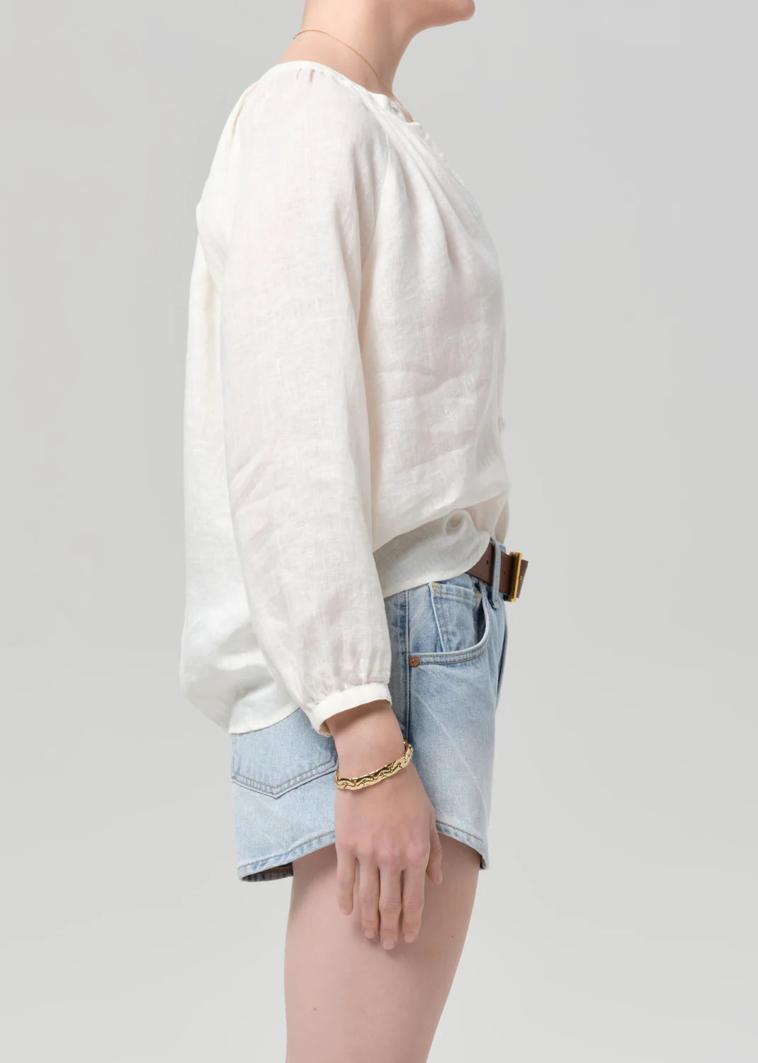 Paro Blouse in Vanilla