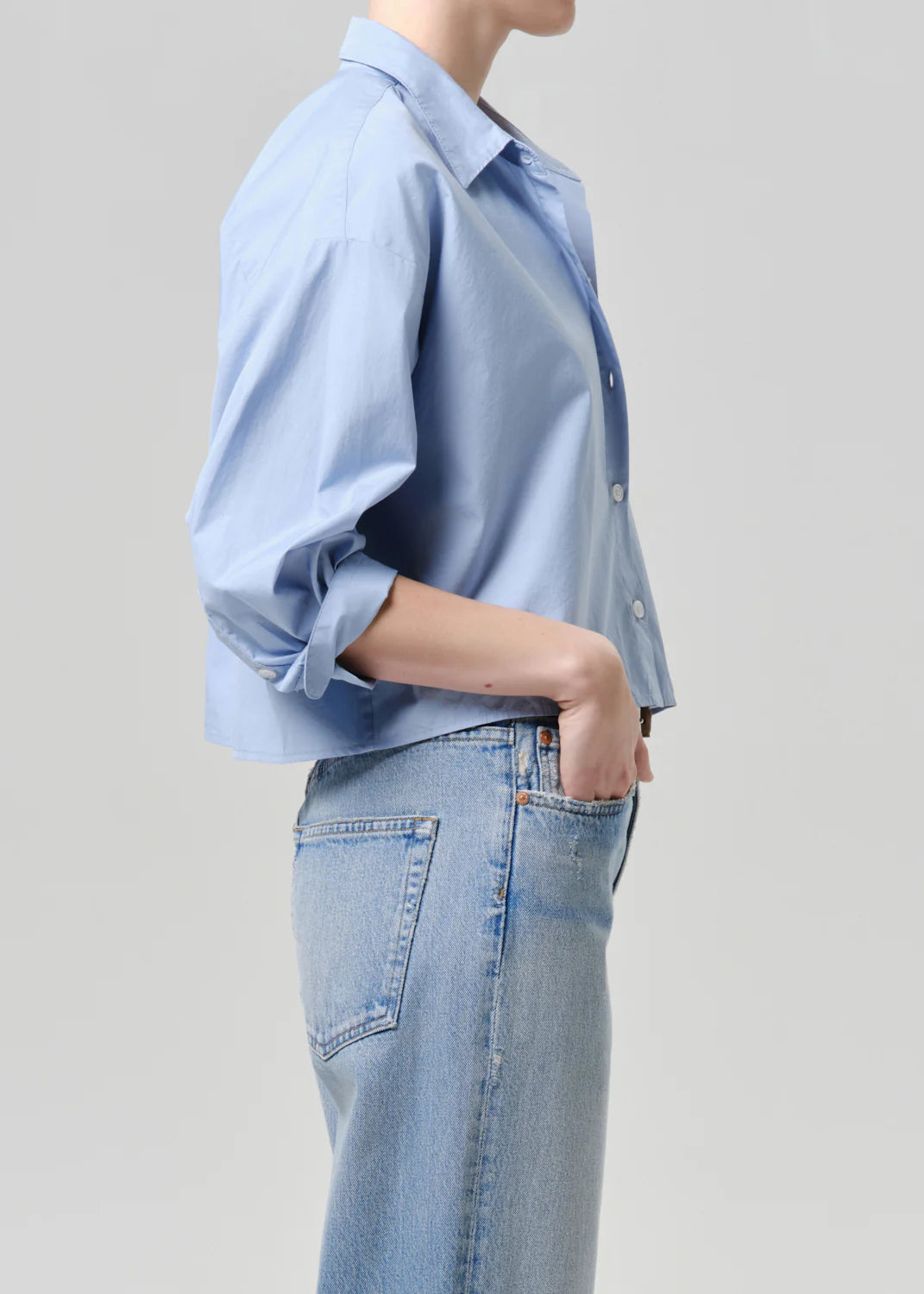 Petit Ami Shirt in French Blue
