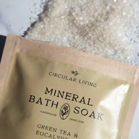 Mineral Bath Soak Sachet Green Tea & Eucalyptus