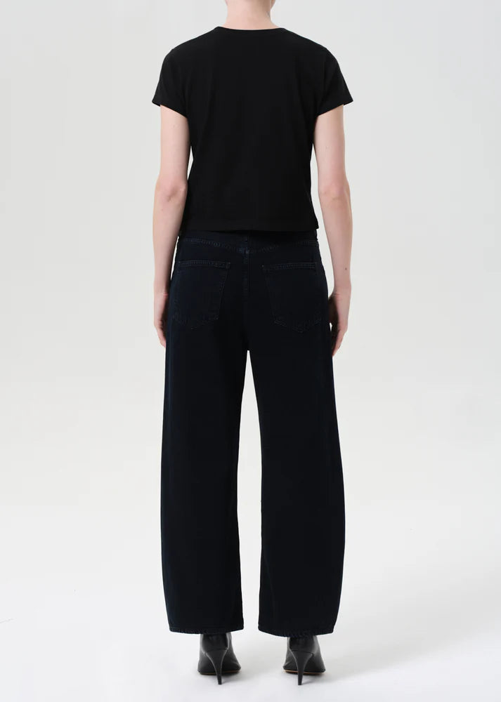 Low Curve Crop Jean in Crushed