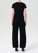 Low Curve Crop Jean in Crushed
