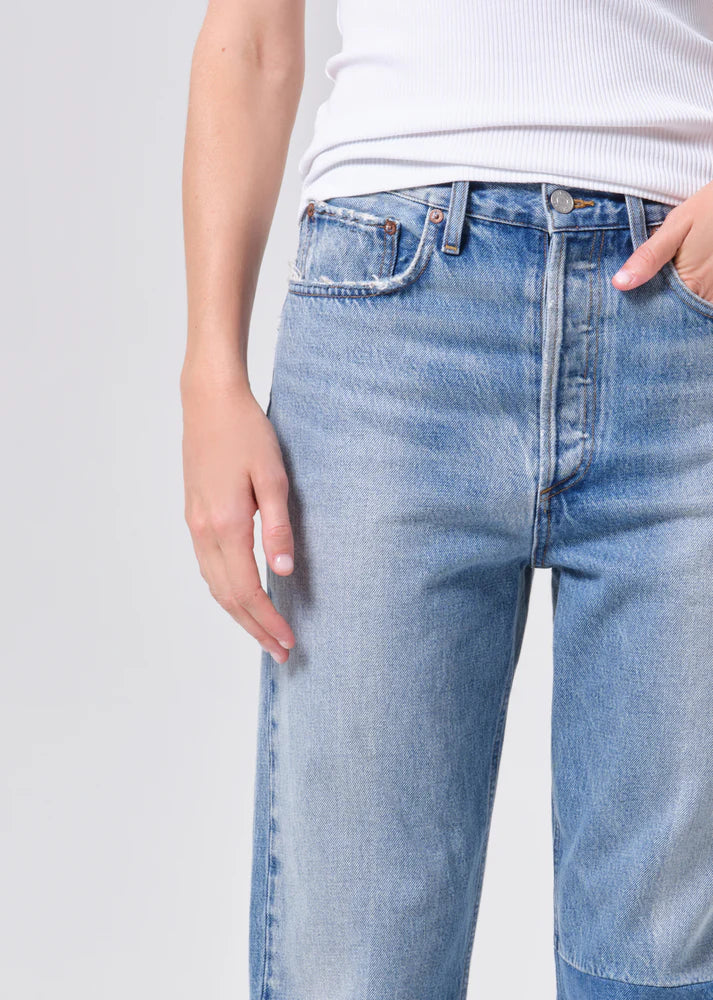 90's Mid Rise Straight in Session