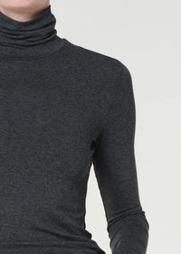 Pascale Turtleneck in Charcoal Heather