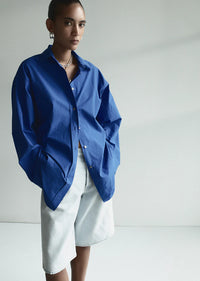 Sona Shirt in Cobalt