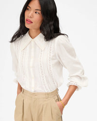 Amelie Blouse in Cream
