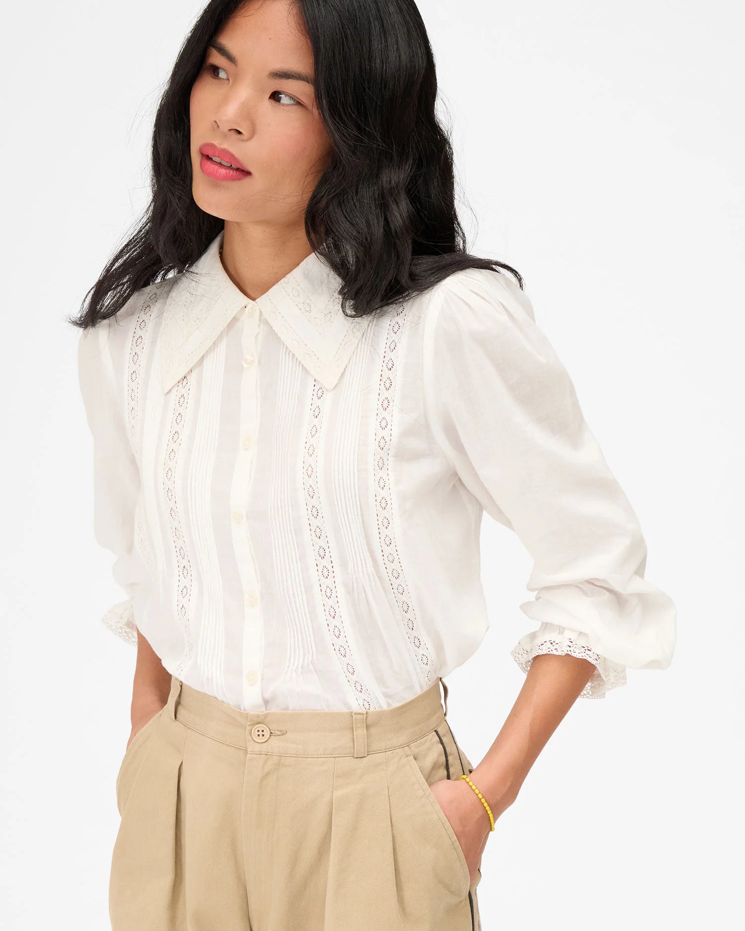 Amelie Blouse in Cream