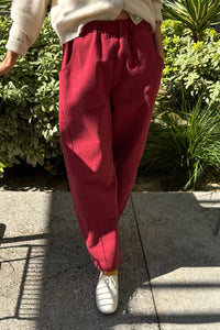 Arc Pant in Oxblood