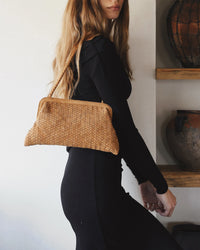 Le Sac in Brown Suede