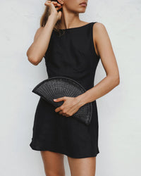 Perla Clutch in Black