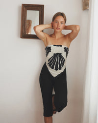 Sirena Scarf in Noir