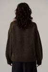 Alpaca Heritage Turtleneck in Olive