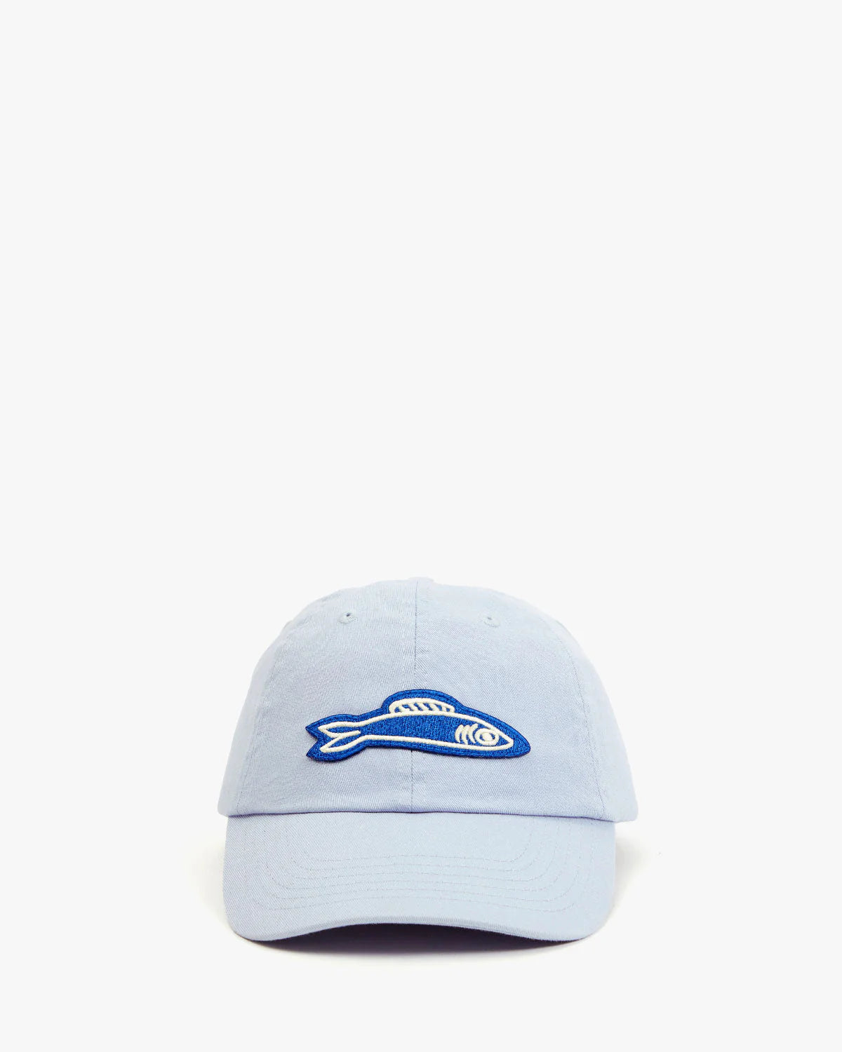 Baseball Hat Baby Blue w/ Sardine Patch