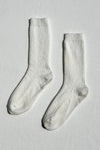 Cottage Socks in White Linen