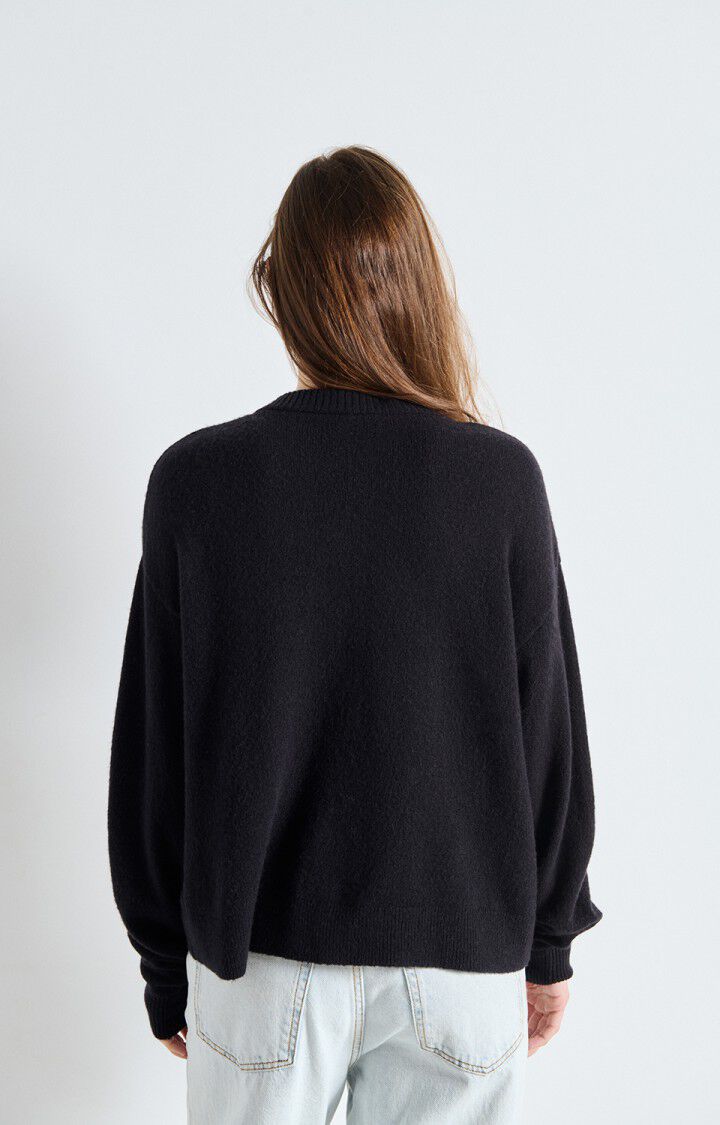 The Damsville Cardigan in Black