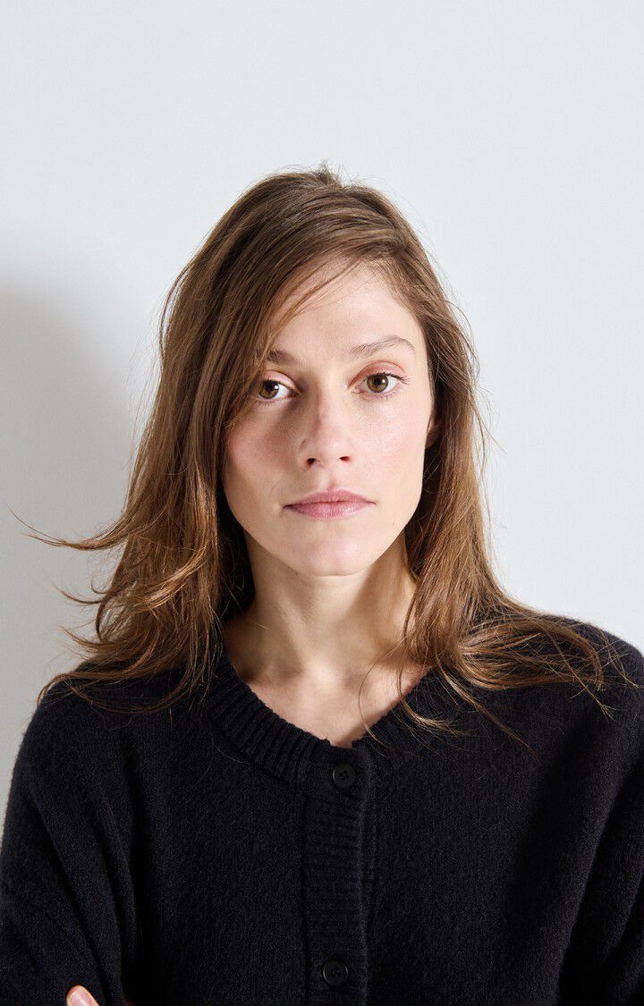 The Damsville Cardigan in Black