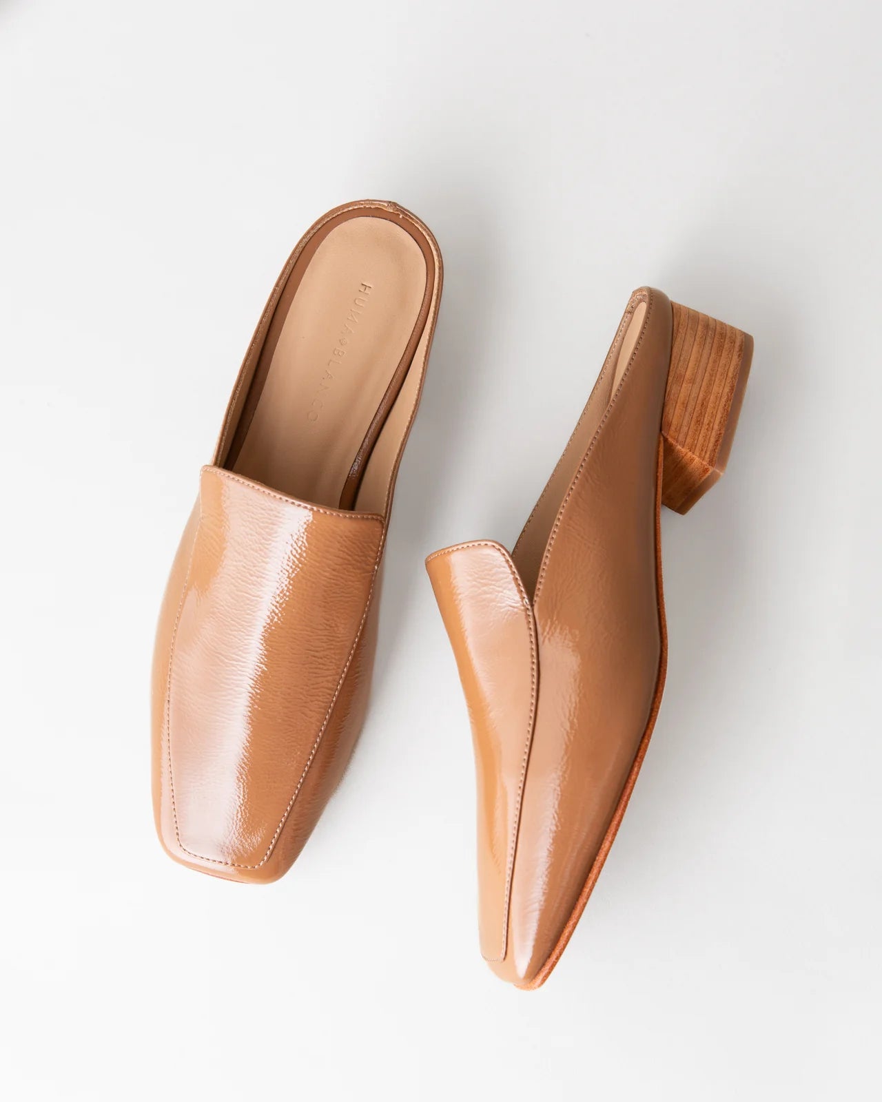 Felix Loafer Mule in Latte Crinkle