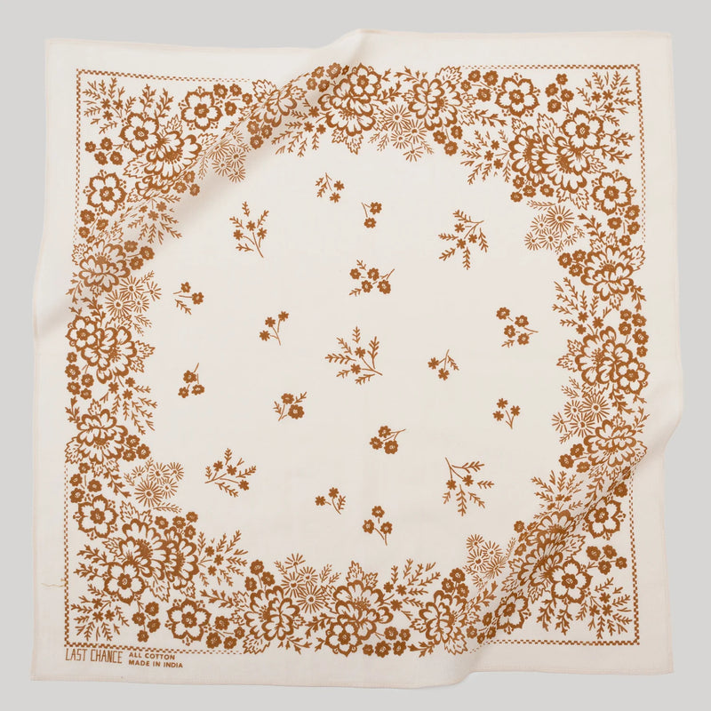 Cotton Bandana in Almond