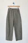 Gingham Arc Pants in Black