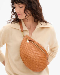 Grande Fanny in Natural Woven Checker