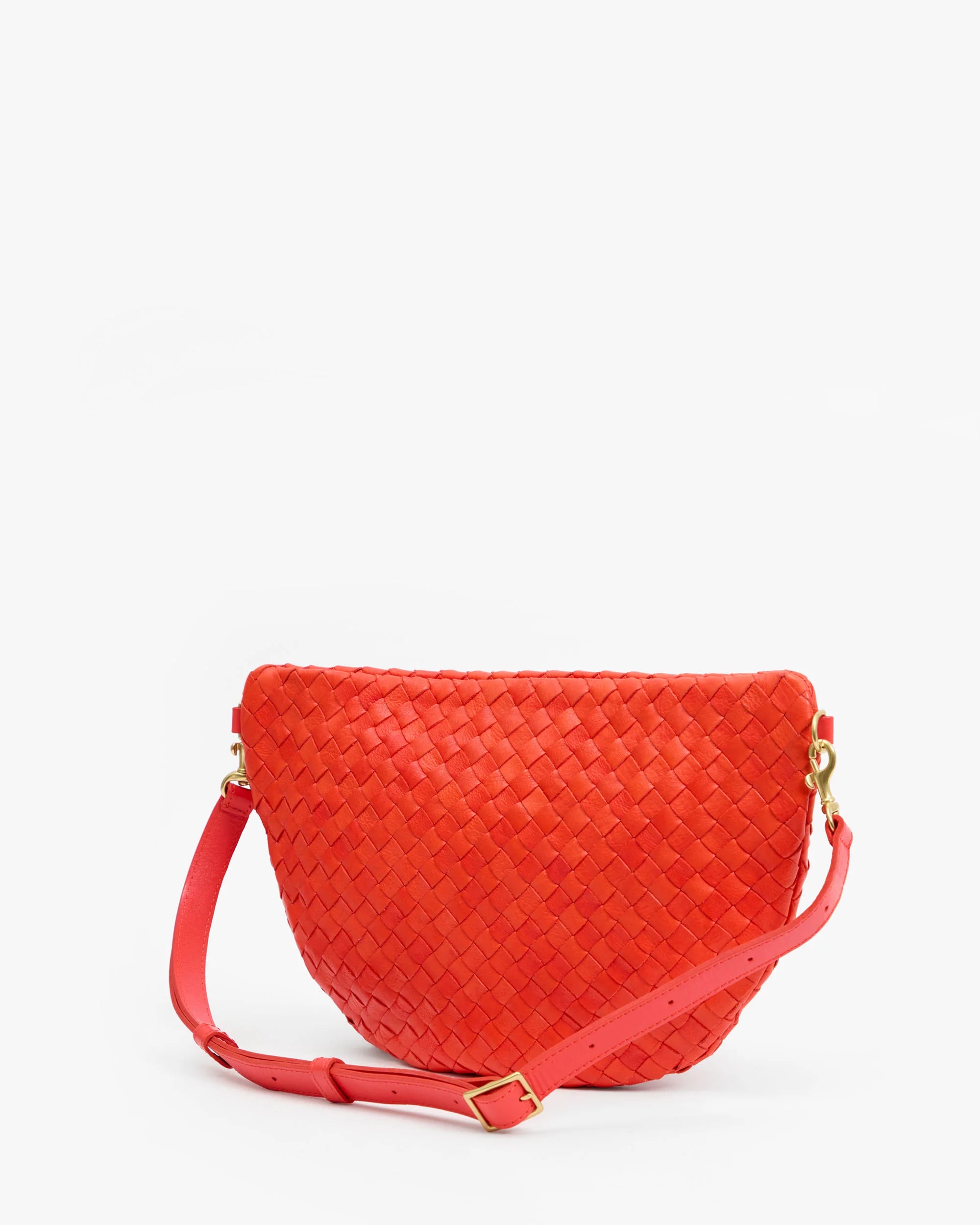 Grande Fanny in Bright Poppy Diagonal Woven