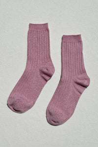 Her Socks in Sparkling Rosé