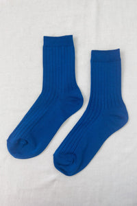 Her Sock in Cobalt