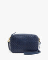 Marisol in Bleu Marine Woven Checker