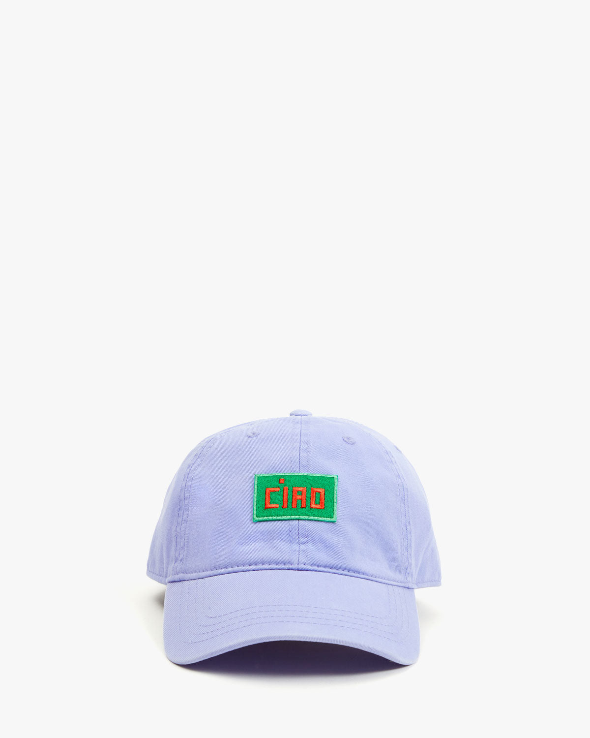 Baseball Hat Lilac w/ Green Ciao